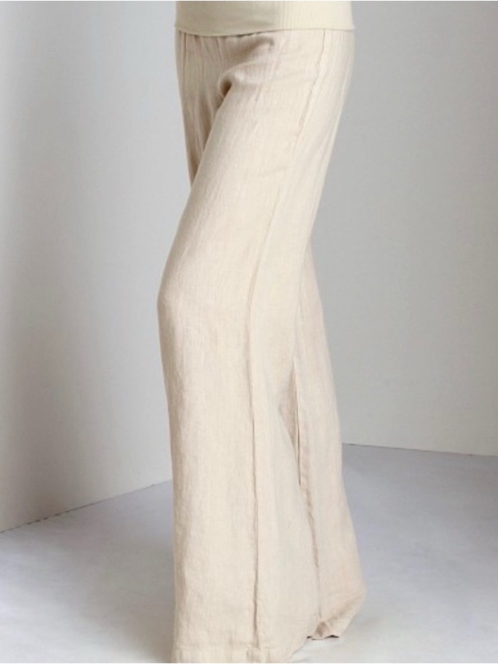 🍑Bella Dahl summer linen fold over pants🍑